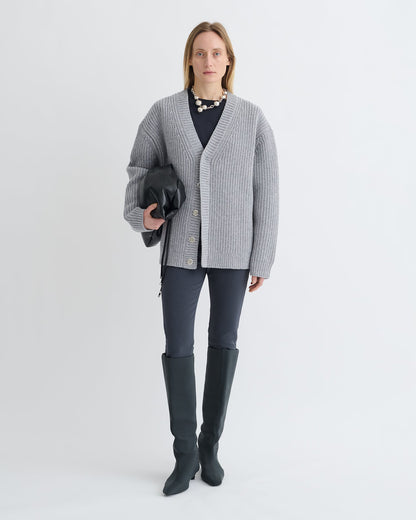 Varten Cardigan - Light Grey | Nanushka