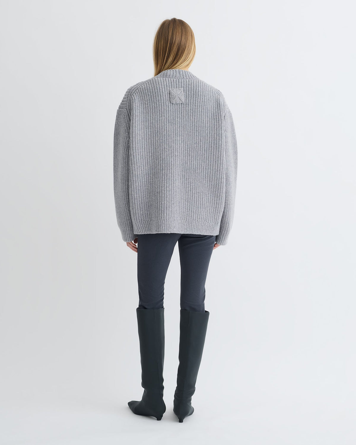 Varten Cardigan - Light Grey | Nanushka