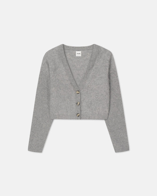 Henny Brushed cashmere cardigan - Grey | Nanushka