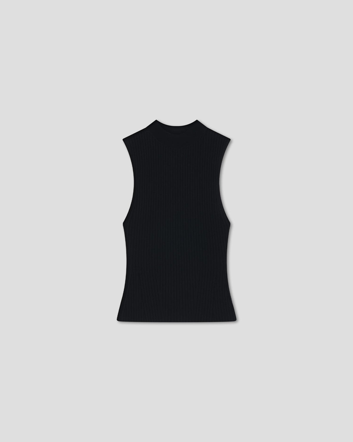 Jelani Turtleneck vest - Black | Nanushka