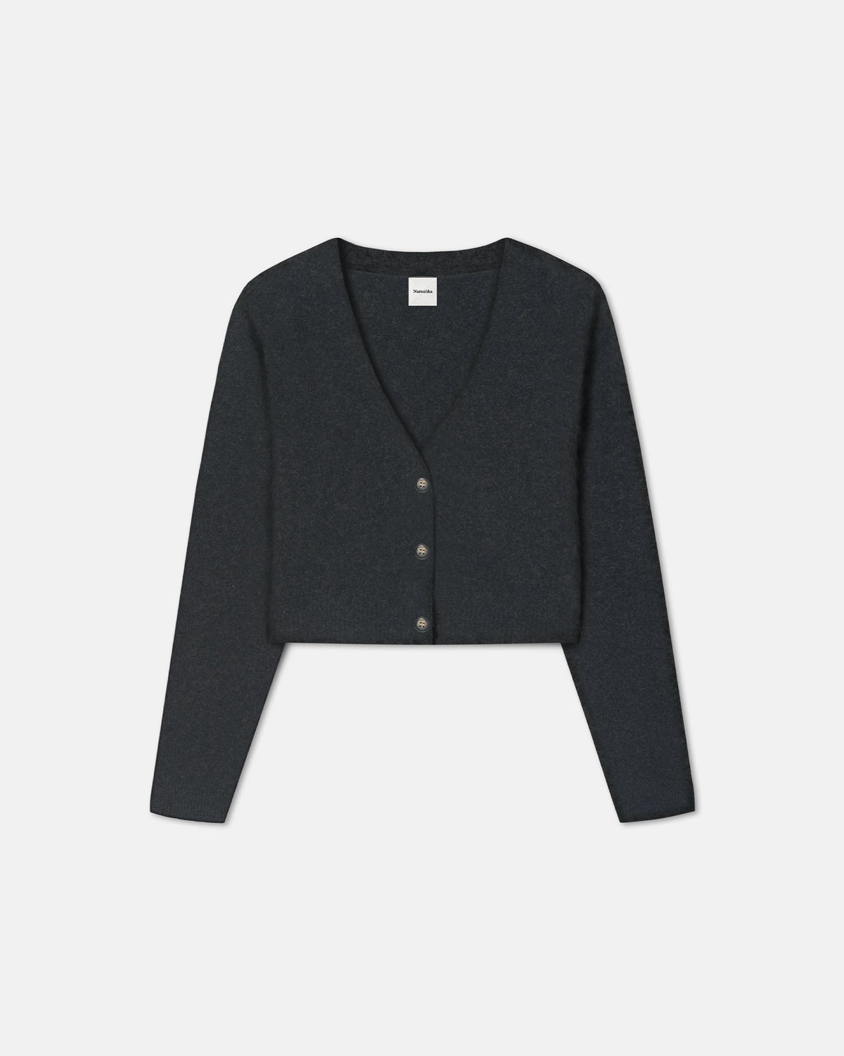 Henny Brushed cashmere cardigan - Black | Nanushka