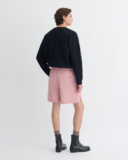 Oswin Merino sweater - Black/Off Black Papercut | Nanushka
