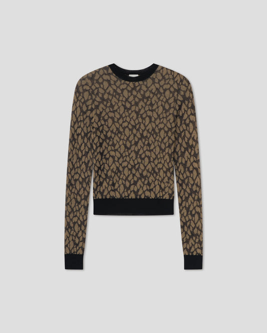 Malak Jumper - Brown Ocelot | Nanushka