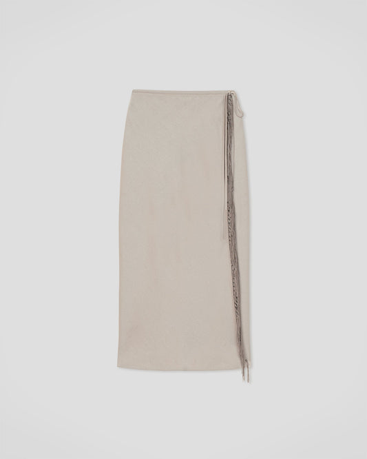 Gargi Midi skirt - Silver | Nanushka