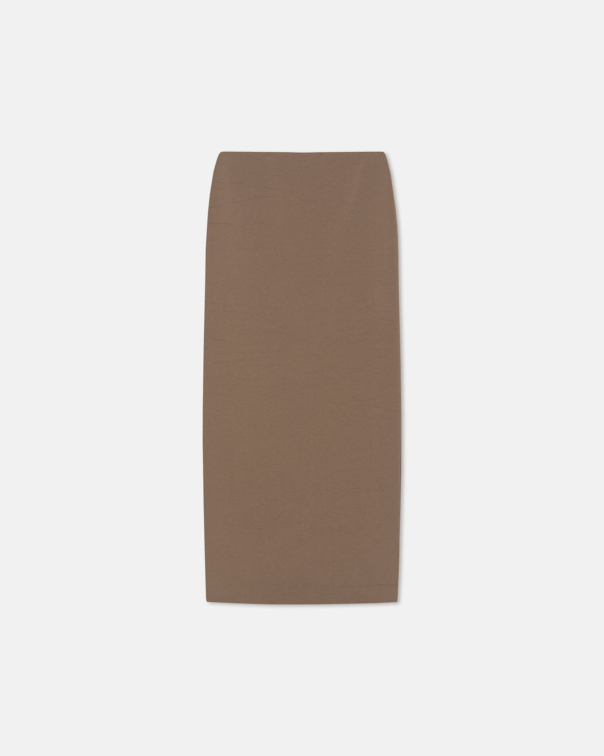 Nya Paper Jersey Midi Skirt - Brown | Nanushka