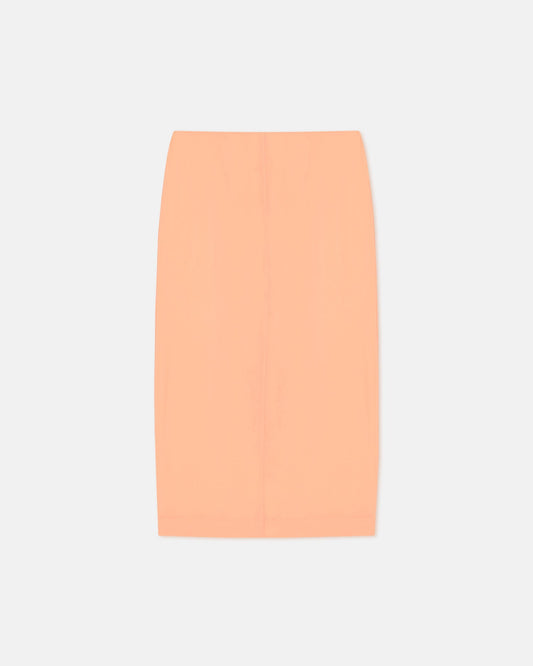 Ciar Crepe Organza Mid-Length Skirt - Apricot | Nanushka