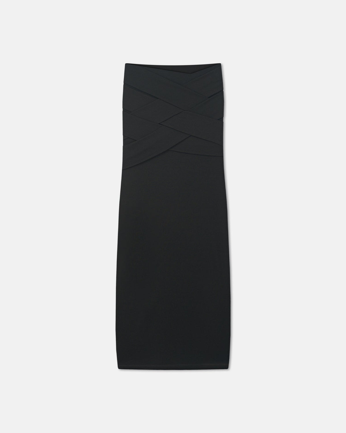 Shanda Draped Mesh Jersey Maxi Skirt - Anthracite | Nanushka