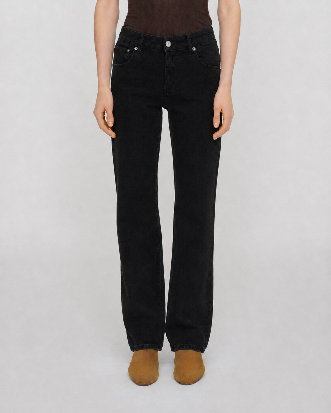 Gwen Jeans - Black | Nanushka
