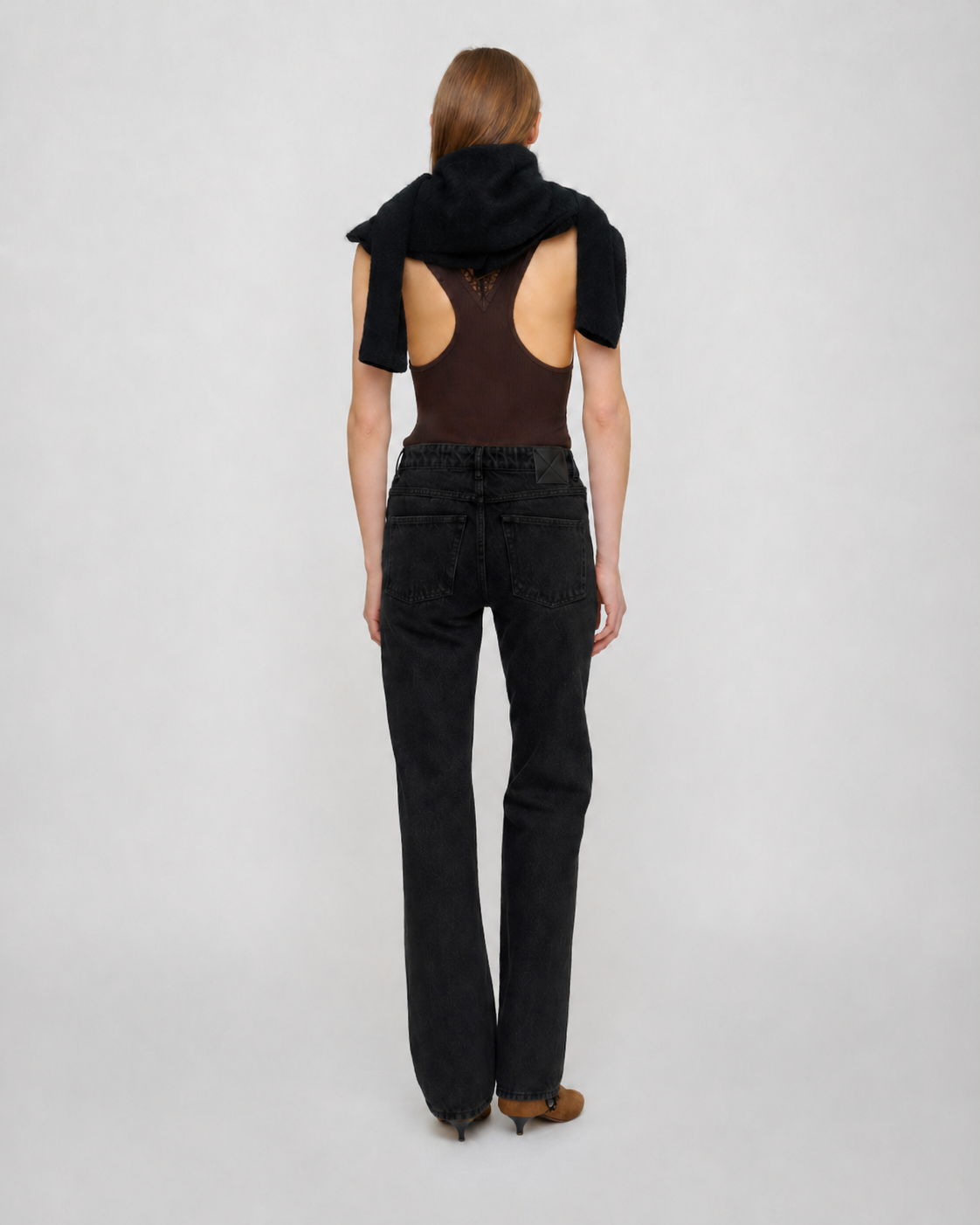 Gwen Jeans - Black | Nanushka