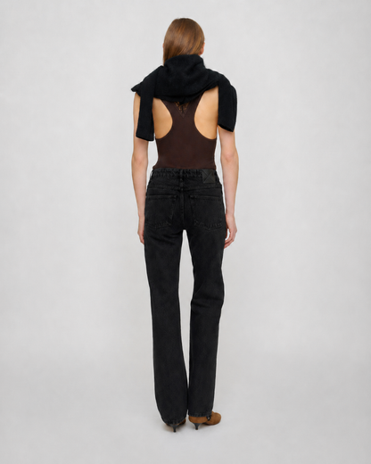 Gwen Jeans - Black | Nanushka