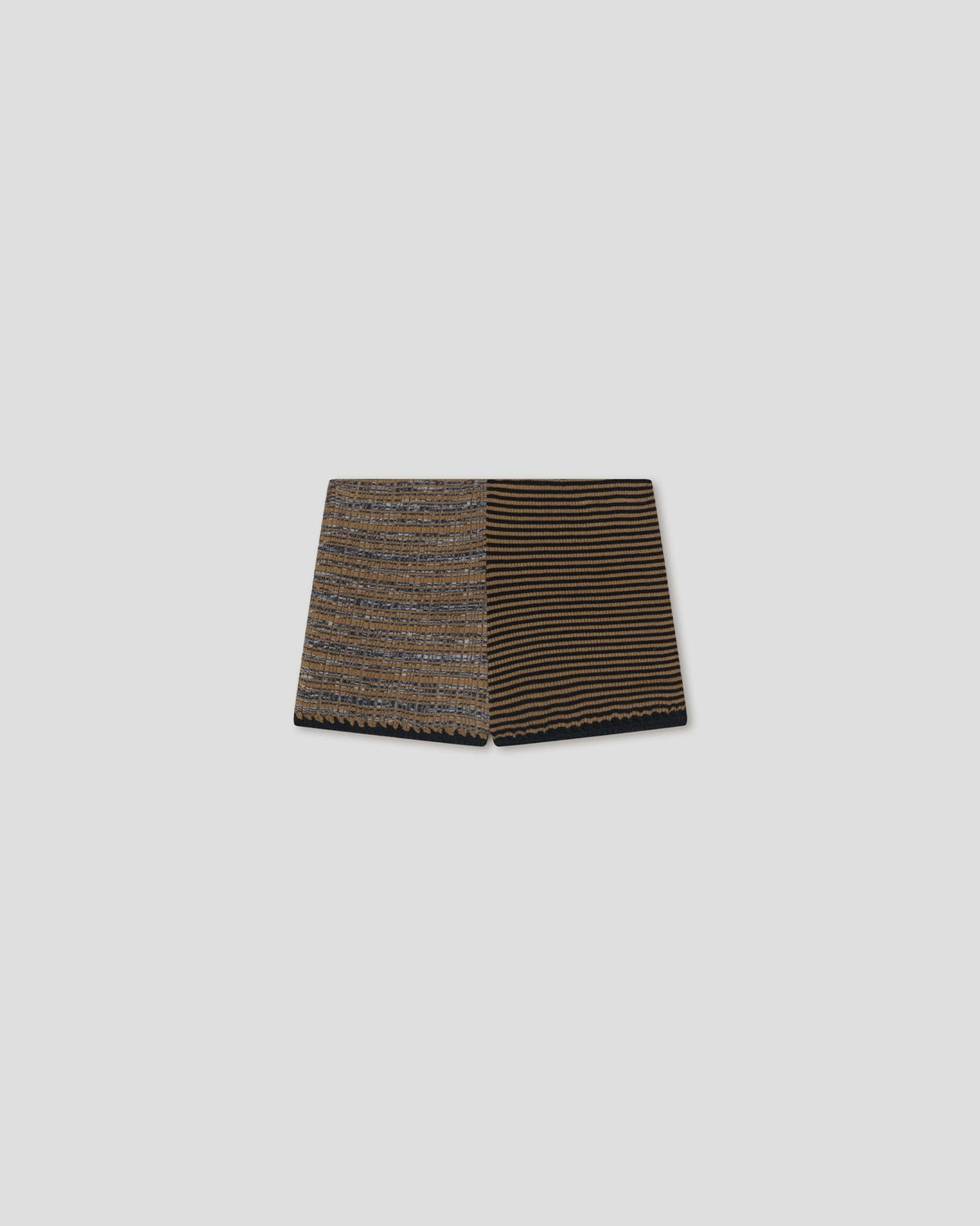 Ferra Shorts - Curry Stripe/Spacedye | Nanushka