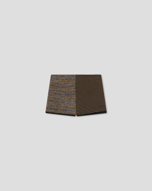 Ferra Shorts - Curry Stripe/Spacedye | Nanushka