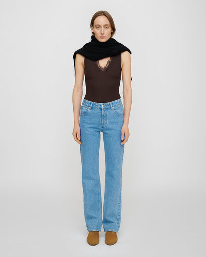Gwen Jeans - Mid Blue | Nanushka