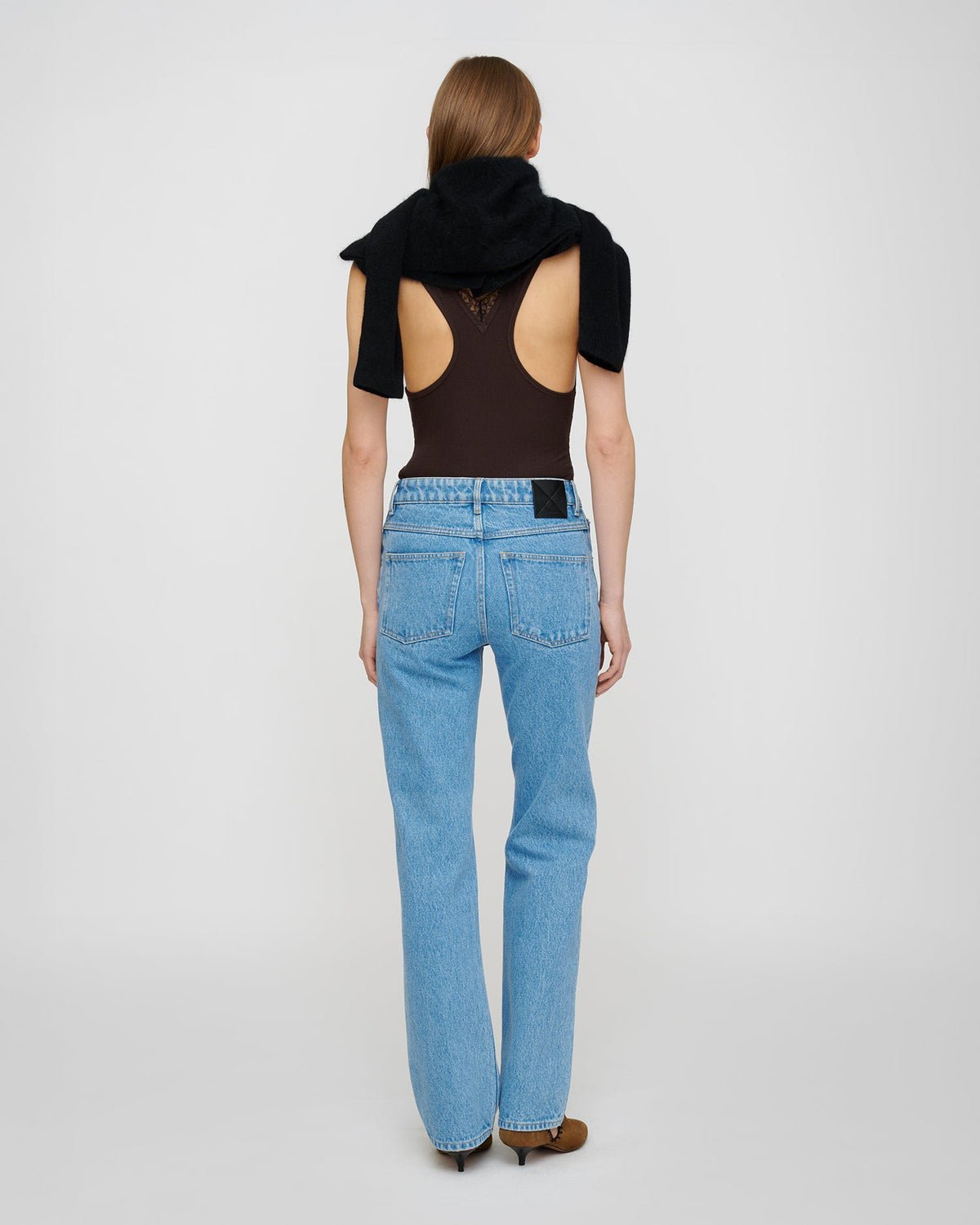 Gwen Jeans - Mid Blue | Nanushka