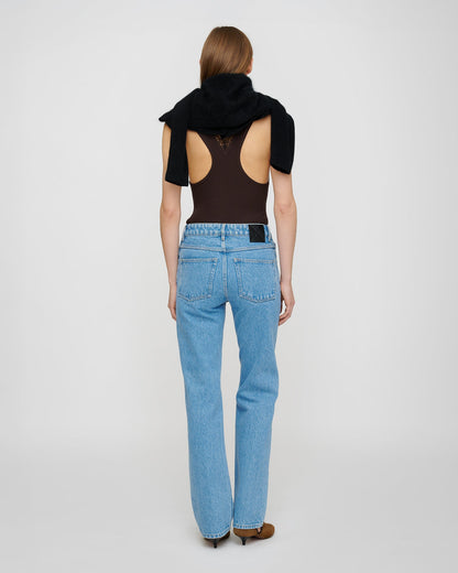 Gwen Jeans - Mid Blue | Nanushka