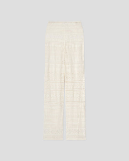 Tau Knit pants - Off White | Nanushka
