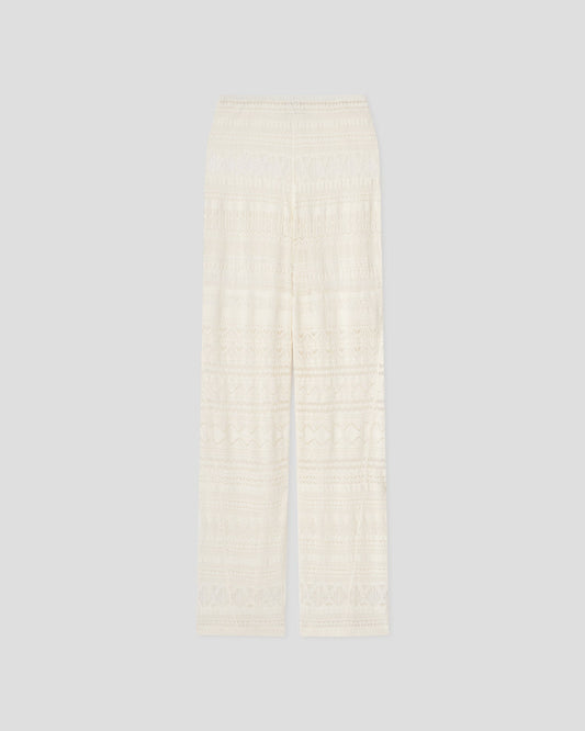 Tau Knit pants - Off White | Nanushka