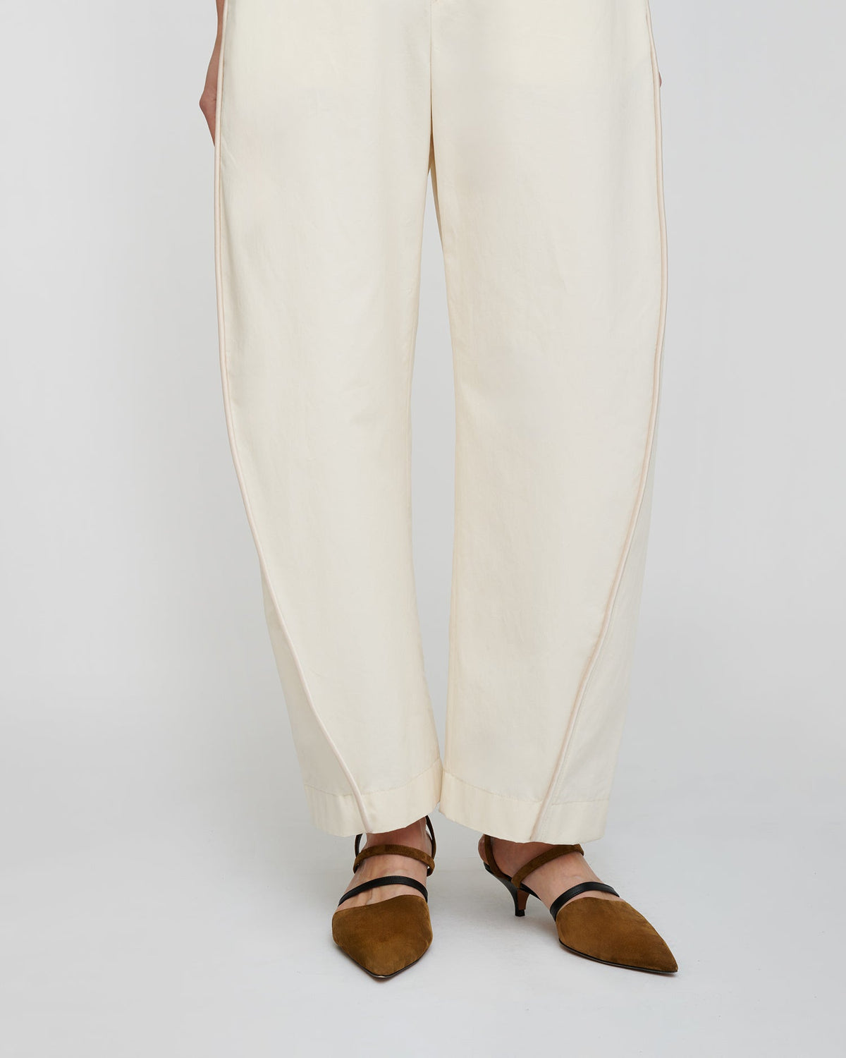 Oriana Pants - Creme | Nanushka