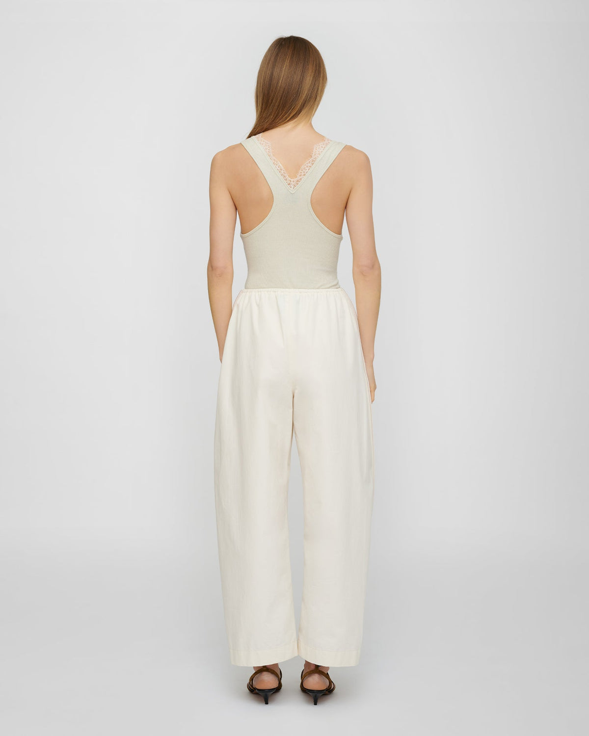 Oriana Pants - Creme | Nanushka