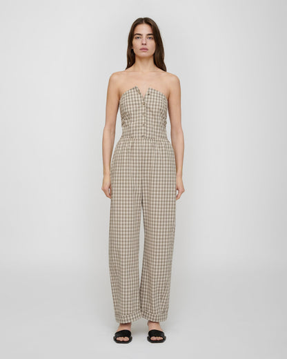 Yayoi Pants - Creme/Grey | Nanushka