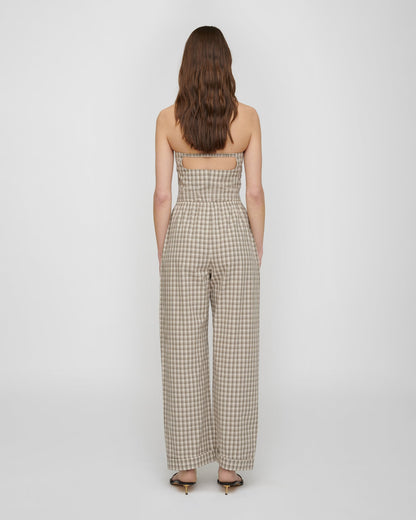 Yayoi Pants - Creme/Grey | Nanushka