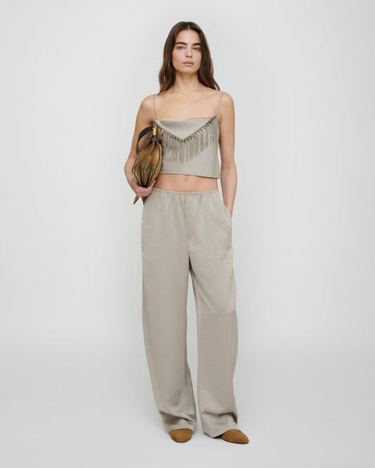Zoela Pants - Silver | Nanushka
