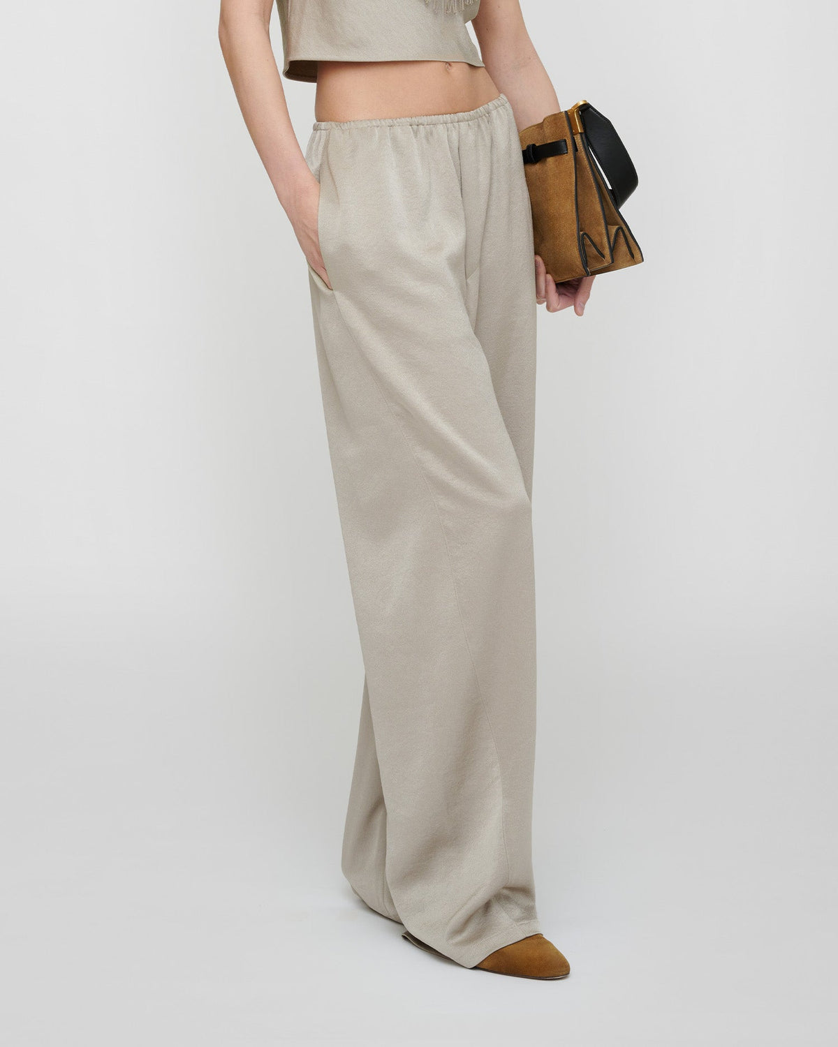 Zoela Pants - Silver | Nanushka
