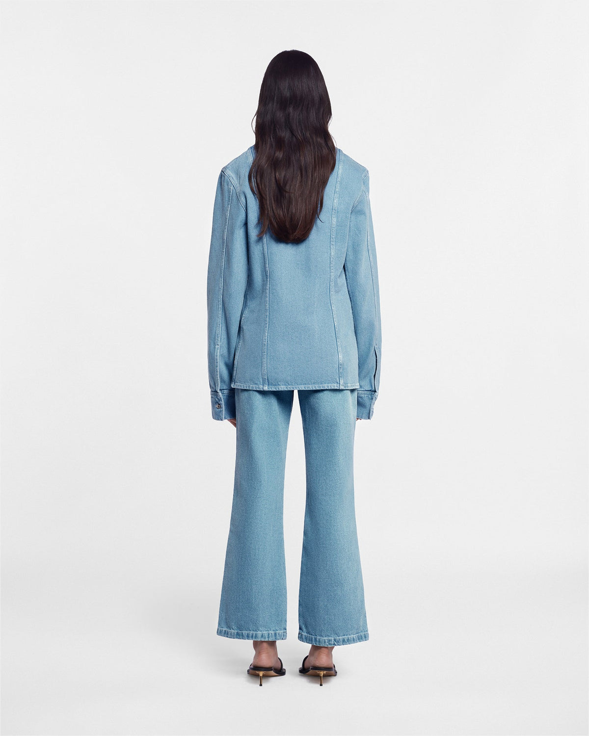 Zoey Cropped jeans - Eco Light Wash | Nanushka