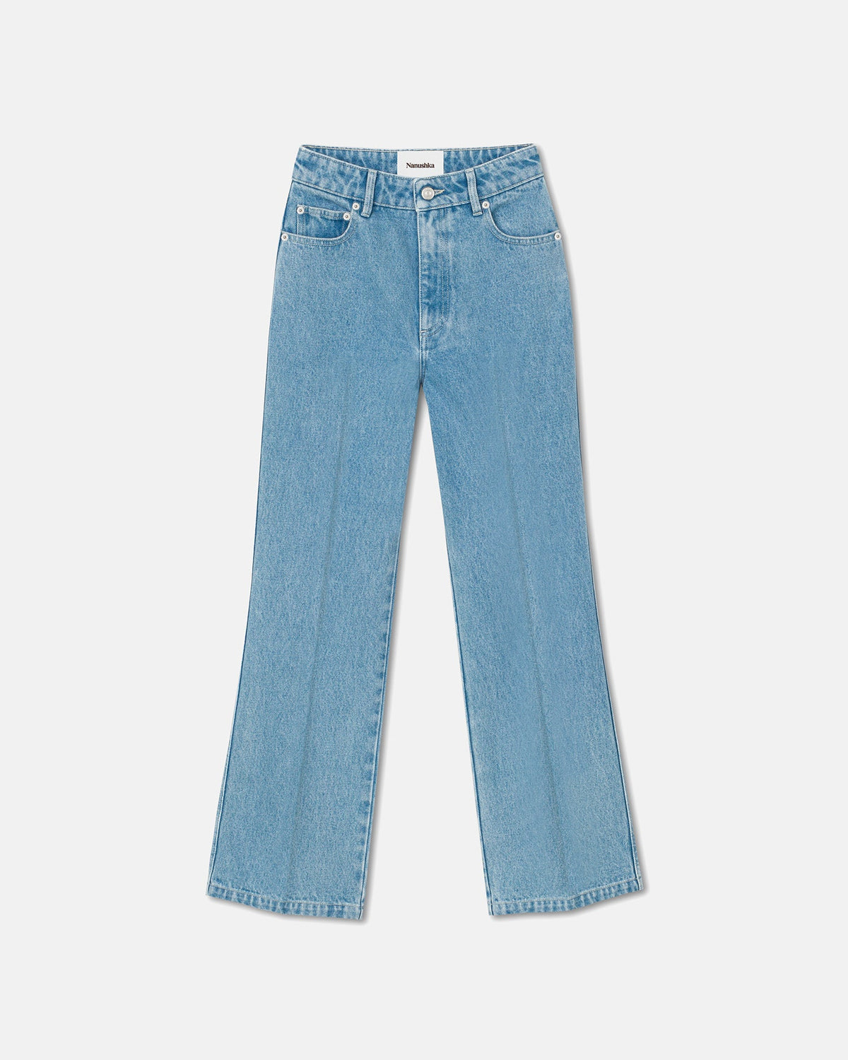 Zoey Cropped jeans - Eco Light Wash | Nanushka