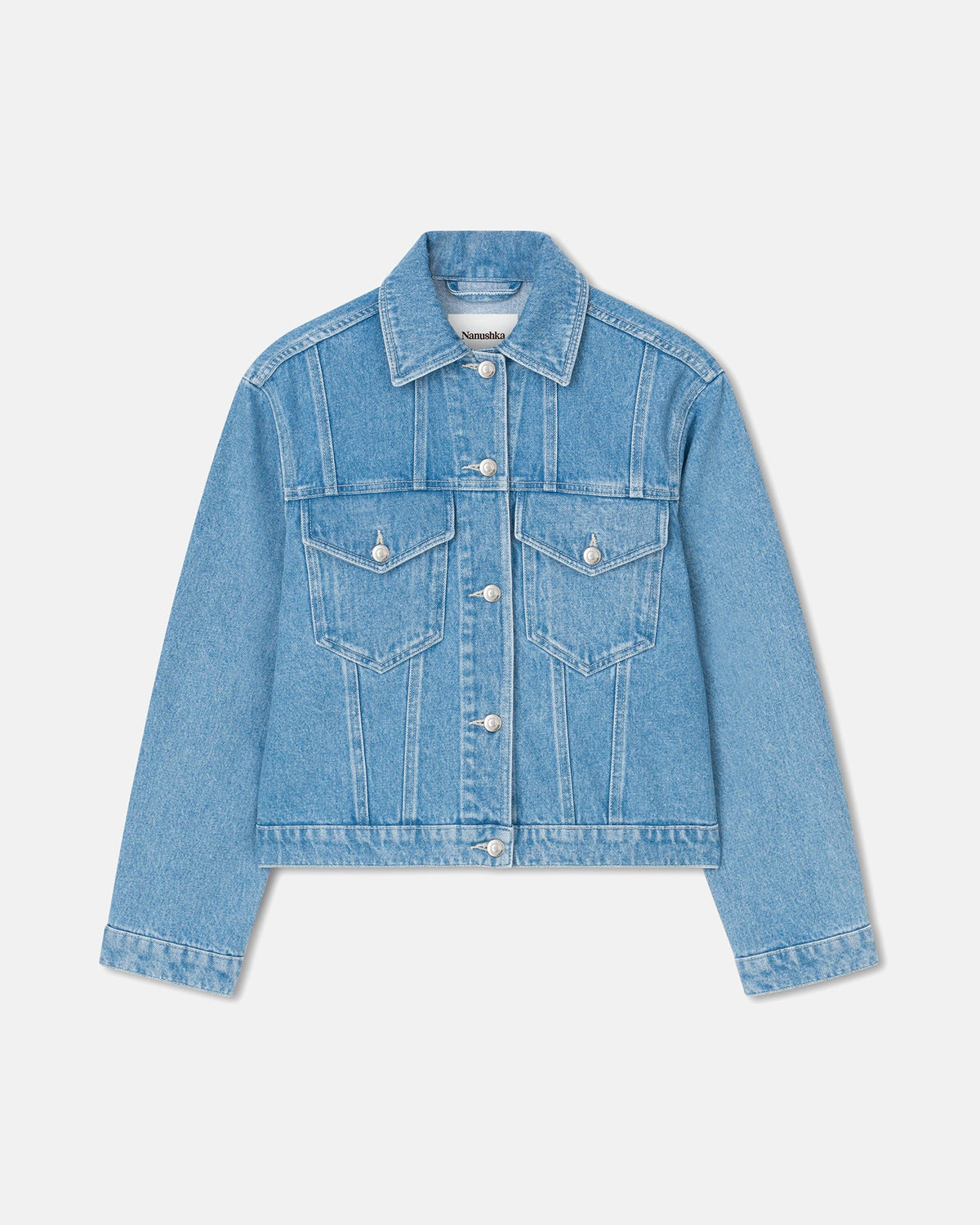 Maren Denim jacket - Eco Light Wash | Nanushka