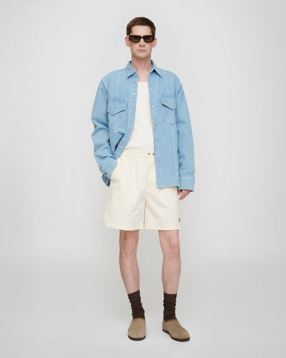 Tristo Denim overshirt - Eco Light Wash | Nanushka