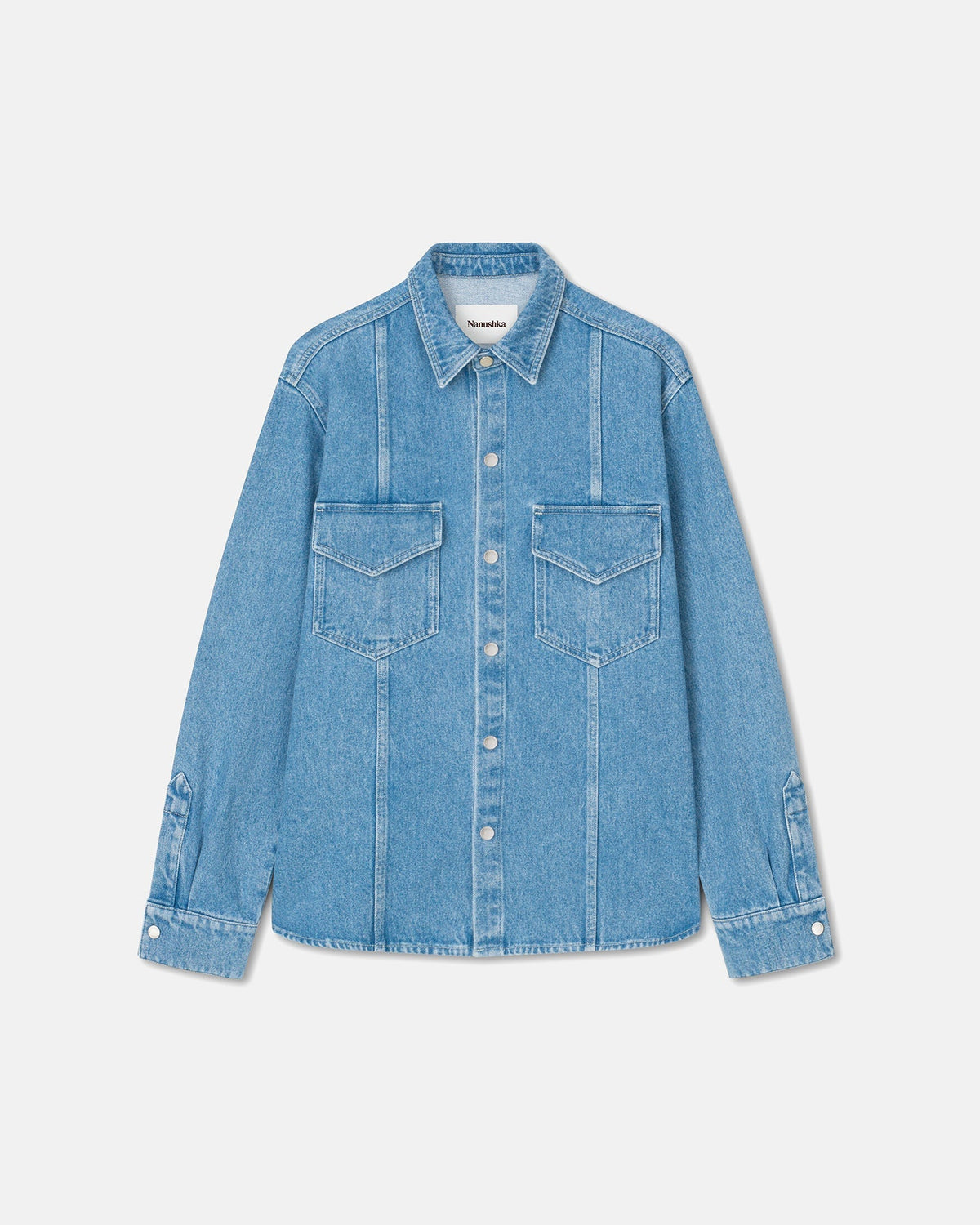 Tristo Denim overshirt - Eco Light Wash | Nanushka