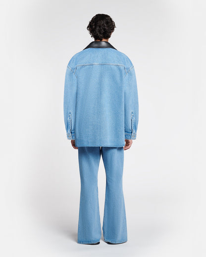 Beaux Denim shirt - Mid Blue | Nanushka