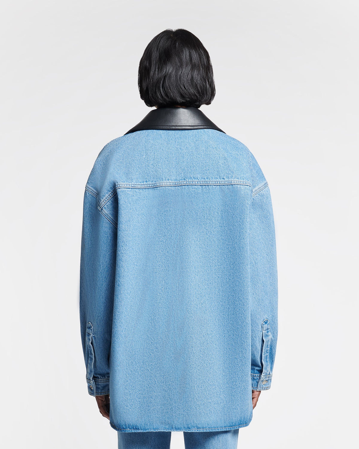 Beaux Denim shirt - Mid Blue | Nanushka