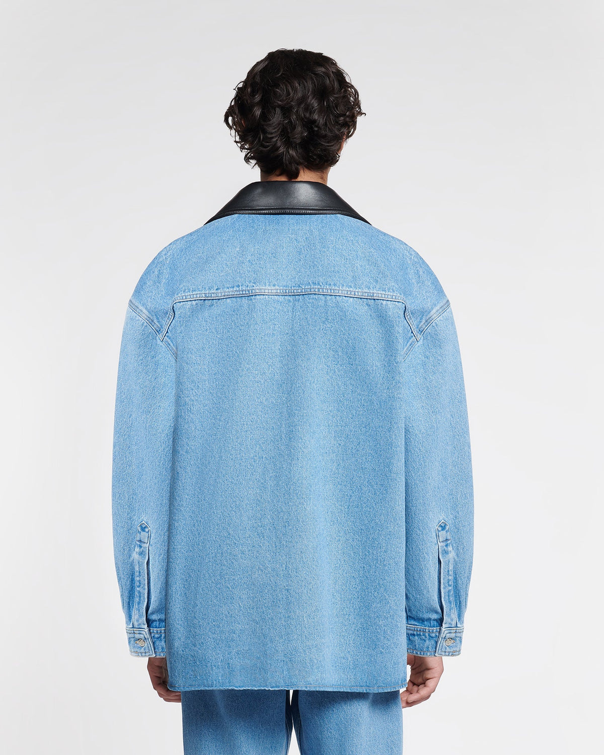 Beaux Denim shirt - Mid Blue | Nanushka