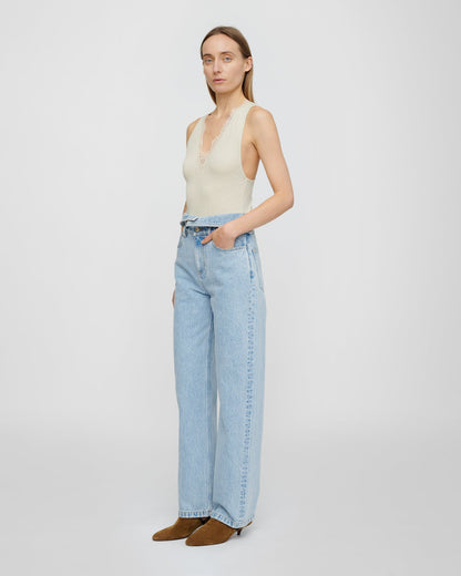 Akiva Jeans - Washed Blue | Nanushka