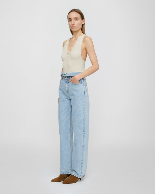 Akiva Jeans - Washed Blue | Nanushka