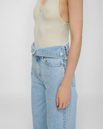 Akiva Jeans - Washed Blue | Nanushka