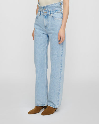 Akiva Jeans - Washed Blue | Nanushka