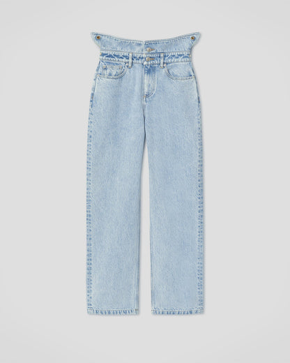 Akiva Jeans - Washed Blue | Nanushka