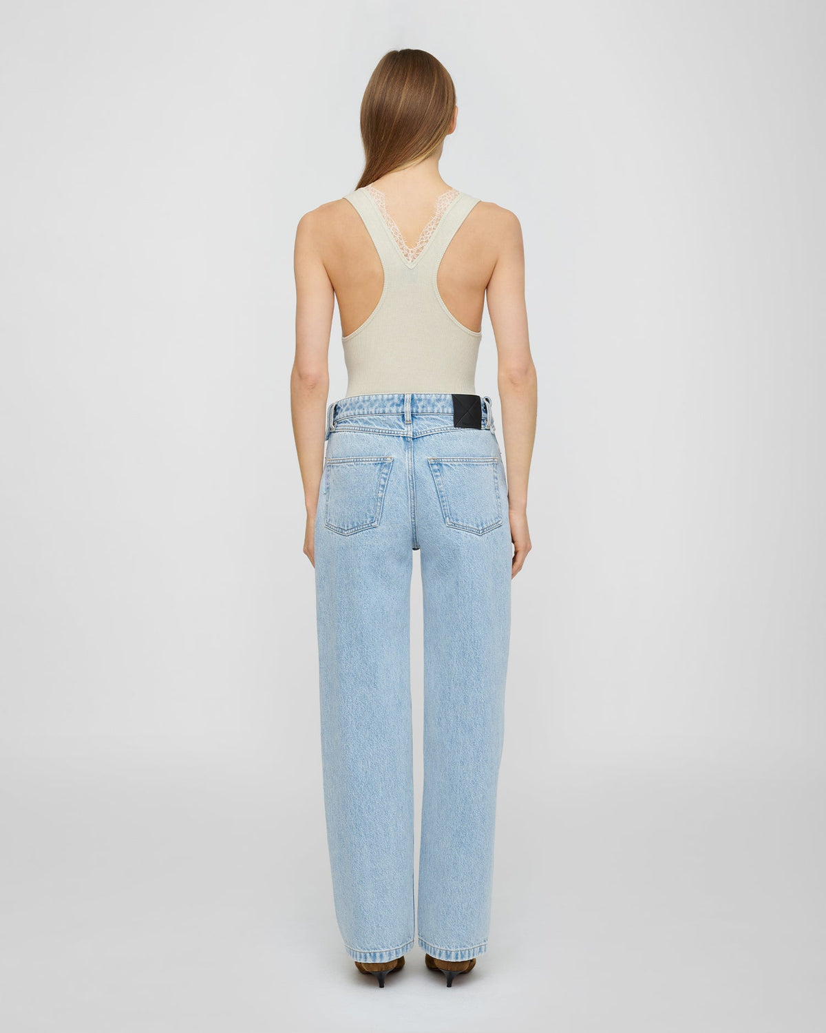 Akiva Jeans - Washed Blue | Nanushka