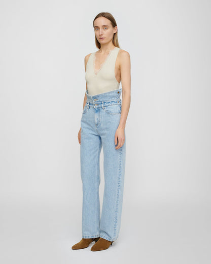 Akiva Jeans - Washed Blue | Nanushka