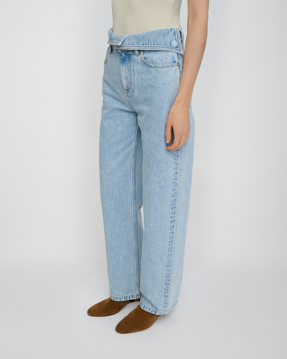 Akiva Jeans - Washed Blue | Nanushka
