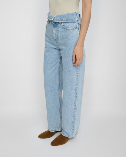 Akiva Jeans - Washed Blue | Nanushka