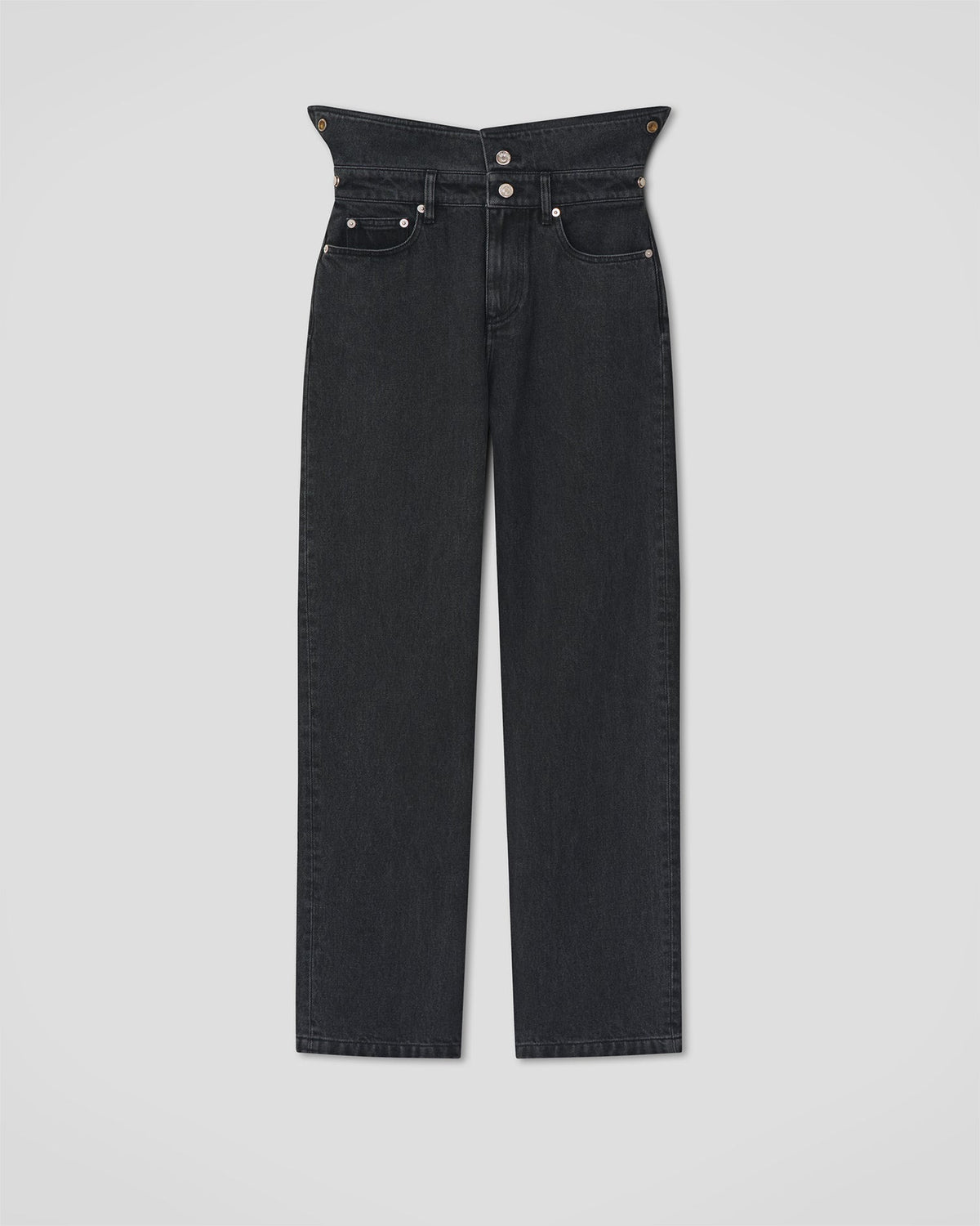 Akiva Jeans - Washed Black | Nanushka