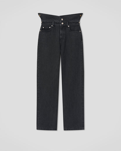 Akiva Jeans - Washed Black | Nanushka