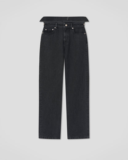 Akiva Jeans - Washed Black | Nanushka