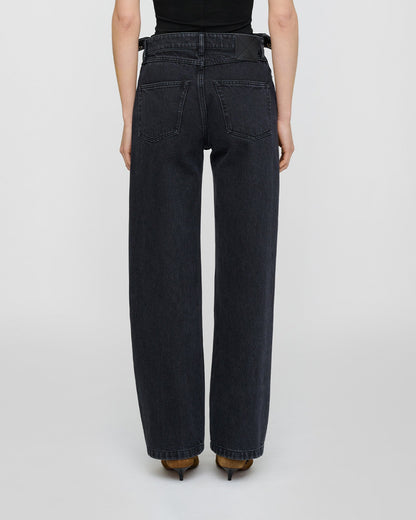 Akiva Jeans - Washed Black | Nanushka