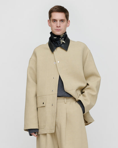 Melesio Jacket - Sand | Nanushka
