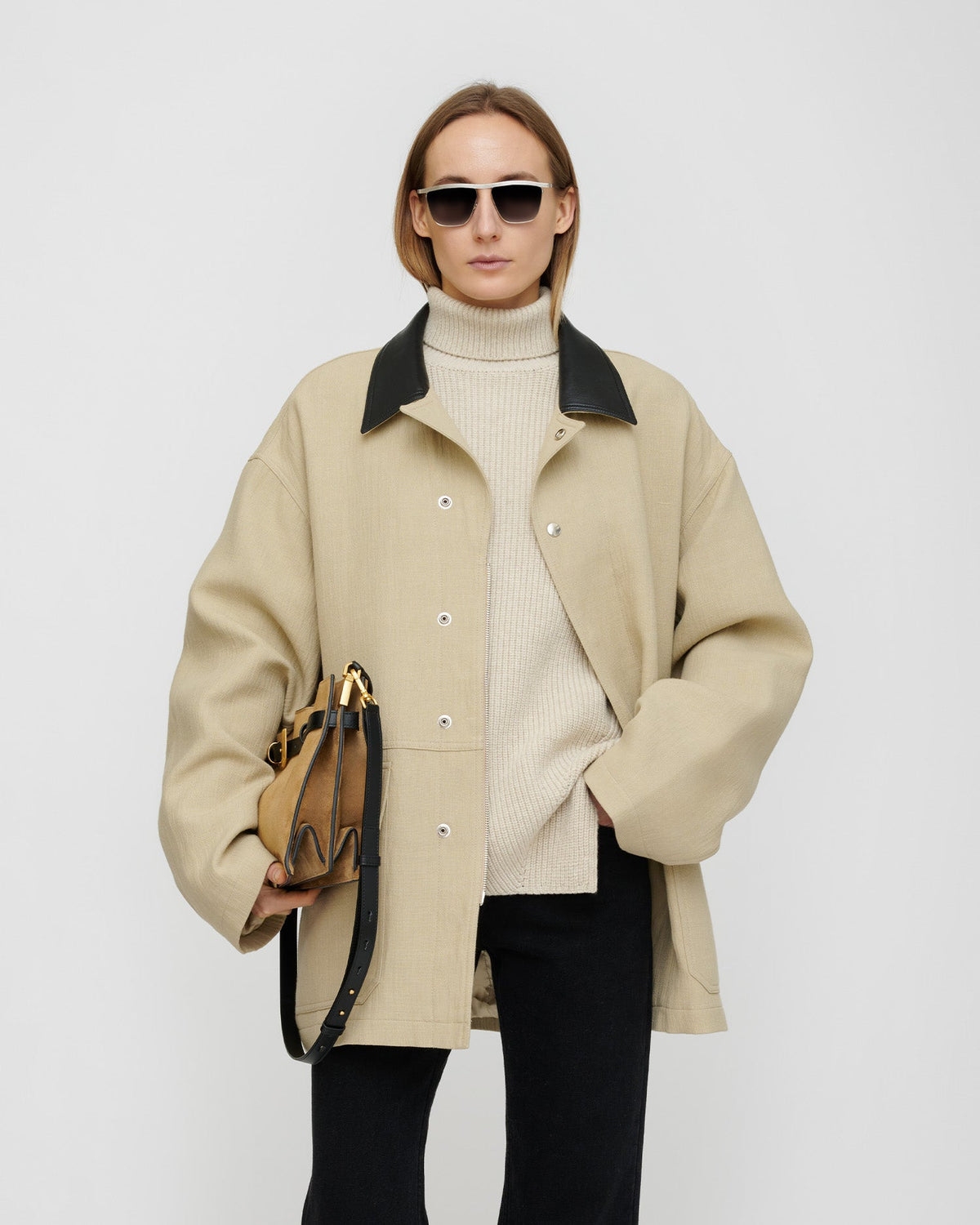 Melesio Jacket - Sand | Nanushka